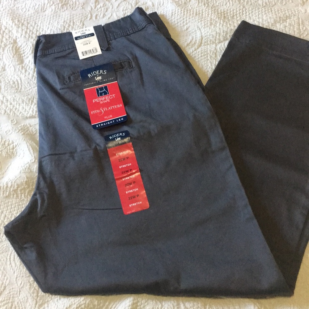 Riders by Lee Straight Leg Cotton Pants